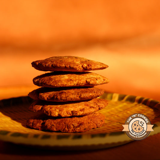 Rajgira Cookies, Ramdana Cookies, Amranth Cookies, Fast Friend Cookies, No Maida, No Refined Sugar, No Preservatives, No Artificial Flavors, Gluten Free, Home Made, Healthy Cookies, The N Cookies